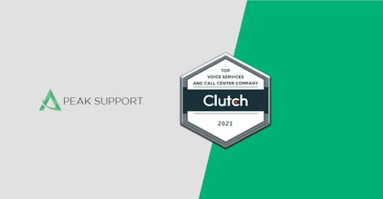 Clutch Award For Top Voice Services and Call Center Company